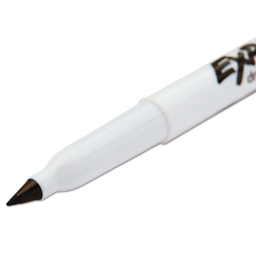 Low-odor Dry-erase Marker, Extra-fine Needle Tip, Black, Dozen