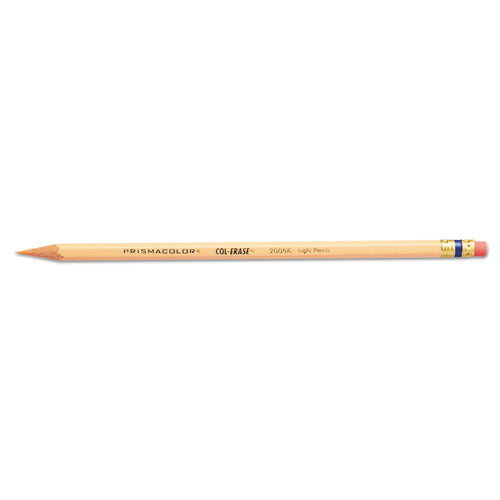 Col-erase Pencil With Eraser, 0.7 Mm, 2b (#1), Assorted Lead-barrel Colors, 24-pack