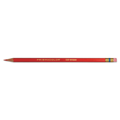 Col-erase Pencil With Eraser, 0.7 Mm, 2b (#1), Assorted Lead-barrel Colors, 24-pack