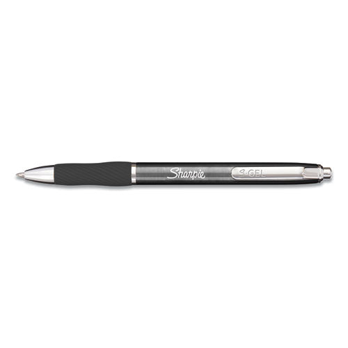 Premium Metal Barrel Pen, Medium 0.7 Mm, Black Ink, Gun Metal Gray Barrel, Dozen