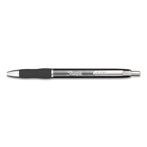 Premium Metal Barrel Pen, Medium 0.7 Mm, Black Ink, Gun Metal Gray Barrel, Dozen