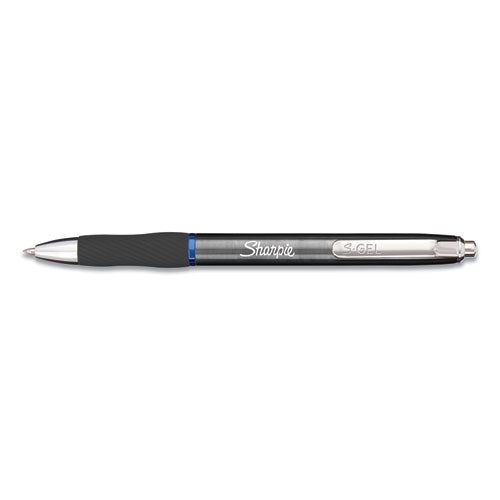 Premium Metal Barrel Pen, Medium 0.7 Mm, Blue Ink, Gun Metal Gray Barrel, Dozen