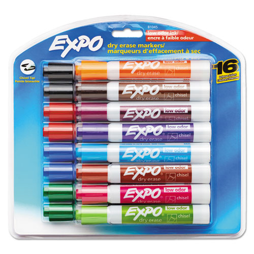 Low-odor Dry-erase Marker, Medium Bullet Tip, Red, Dozen