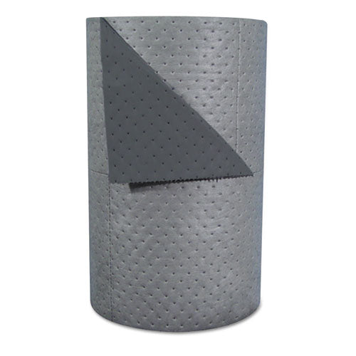 High-traffic Series Sorbent-pad Roll, 63gal, 30" X 300ft, Gray, 100-pack