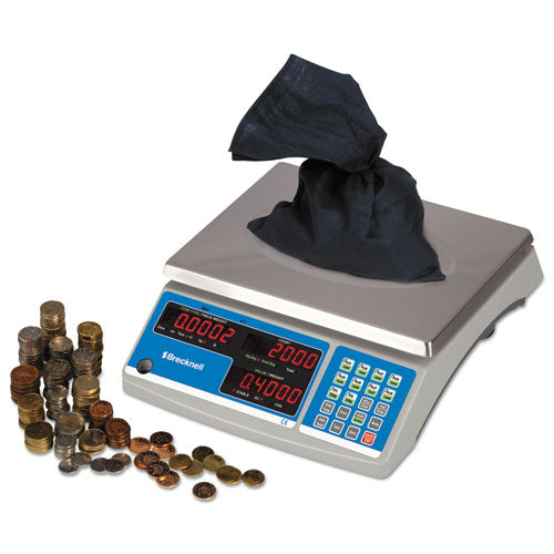 Electronic 60 Lb Coin & Parts Counting Scale, 11 1-2 X 8 3-4, Gray