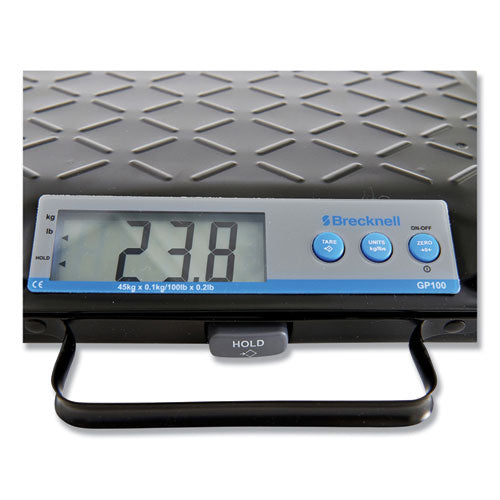 Portable Electronic Utility Bench Scale, 100lb Capacity, 12 X 10 Platform
