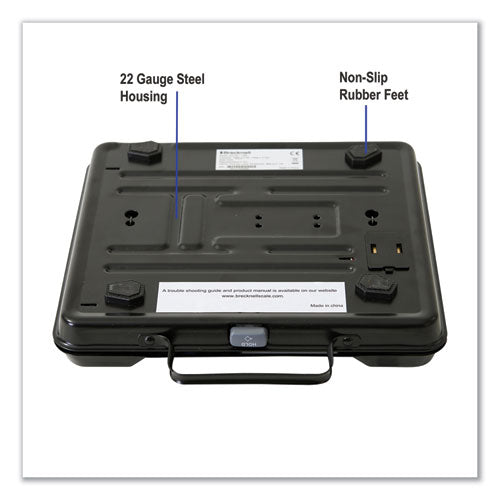 Portable Electronic Utility Bench Scale, 100lb Capacity, 12 X 10 Platform