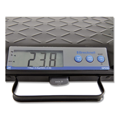 Portable Electronic Utility Bench Scale, 250lb Capacity, 12 X 10 Platform