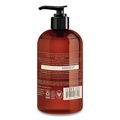 Hand Soap, Vanilla And Lily Blossom, 12 Oz Pump Bottle, 12-carton