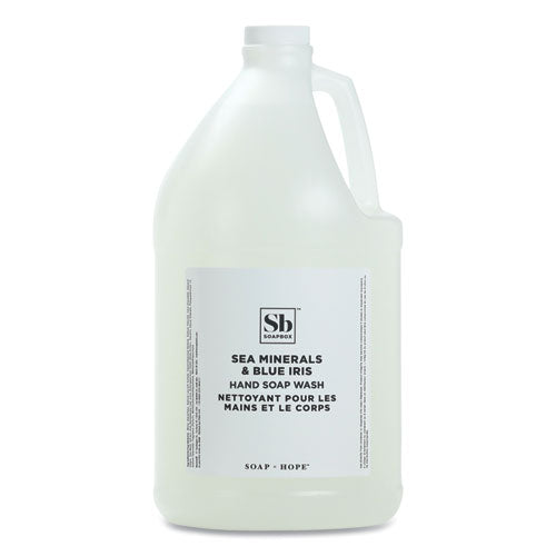 Hand Soap, Sea Minerals And Blue Iris, 1 Gal Bottle, 4-carton