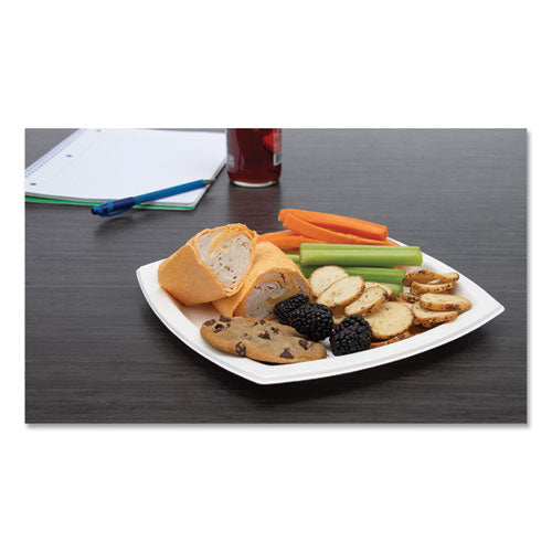 Bare Eco-forward Sugarcane Dinnerware, 10" Dia, Plate, Ivory, 125-pk