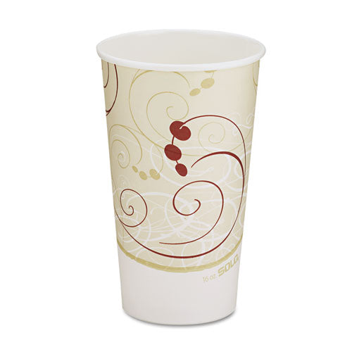 Hot Cups, Symphony Design, 16oz, Beige, 1000-carton