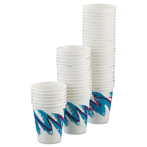 Jazz Paper Hot Cups, 6oz, Polycoated, 50-bag, 20 Bags-carton