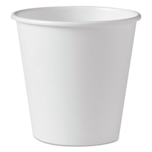 Polycoated Hot Paper Cups, 10 Oz, White, 1000-carton