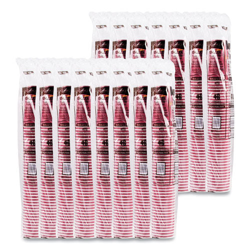 Polycoated Hot Paper Cups, 20 Oz, Bistro Design, 600-carton