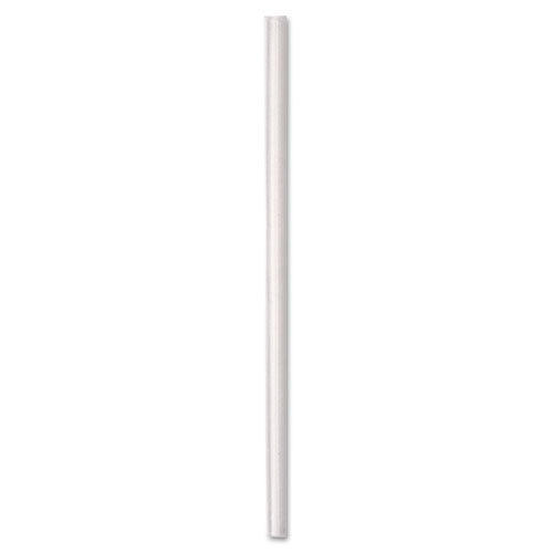 Jumbo Straws, Polypropylene, 7 3-4" Long, Translucent, 250-pack, 50 Pack-carton