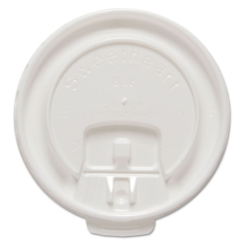 Liftback & Lock Tab Cup Lids For Foam Cups, Fits 8 Oz Trophy Cups, We, 100-pk