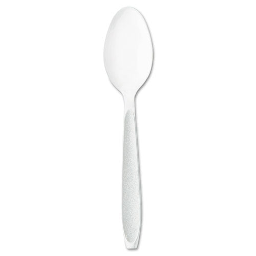 Impress Heavyweight Polystyrene Cutlery, Teaspoon, White, 1000-carton