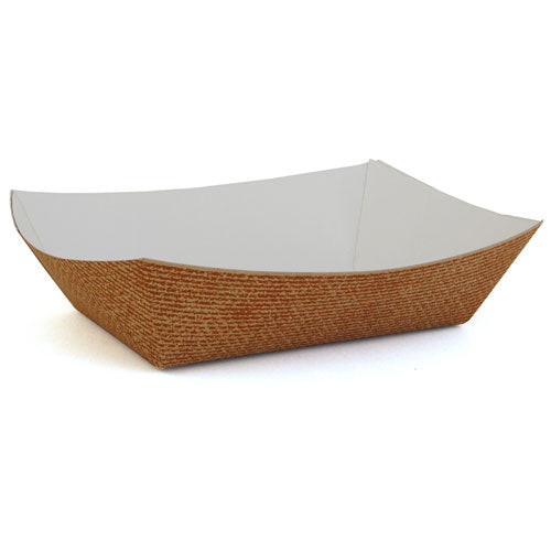 Hearthstone Food Trays, 8.48w X 5.85d X 2.32h, Brown, 500-carton