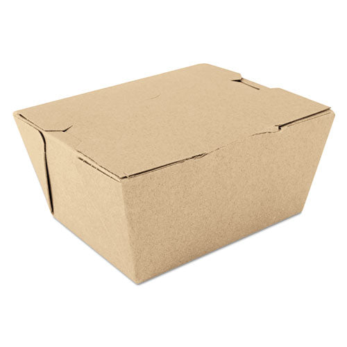 Champpak Carryout Boxes, #1, Kraft, 4.38 X 3.5 X 2.5, 450-carton