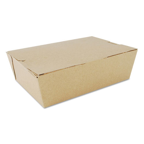 Champpak Carryout Boxes, #3, Kraft, 7.75 X 5.5 X 2.5, 200-carton