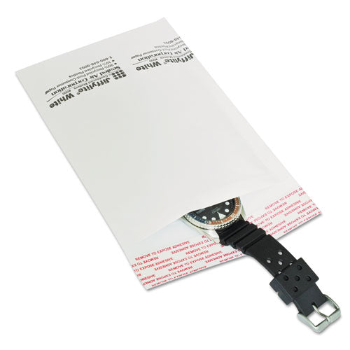 Jiffylite Self-seal Bubble Mailer, #0, Barrier Bubble Lining, Self-adhesive Closure, 6 X 10, White, 200-carton