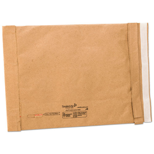 Jiffy Padded Mailer, #4, Paper Lining, Self-adhesive Closure, 9.5 X 14.5, Natural Kraft, 100-carton