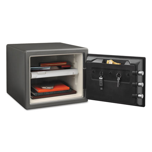 Fire-safe With Digital Keypad Access, 0.8 Cu Ft, 16.3w X 19.3d X 13.7h, Black