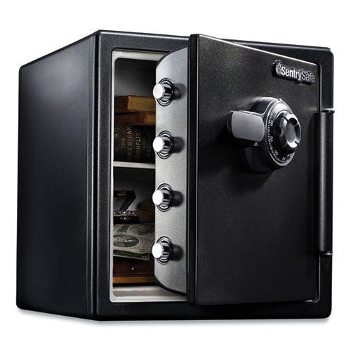 Fire-safe With Combination Access, 2 Cu Ft, 18.6w X 19.3d X 23.8h, Black