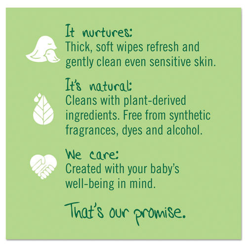 Free & Clear Baby Wipes, Refill, Unscented, White, 256-pack