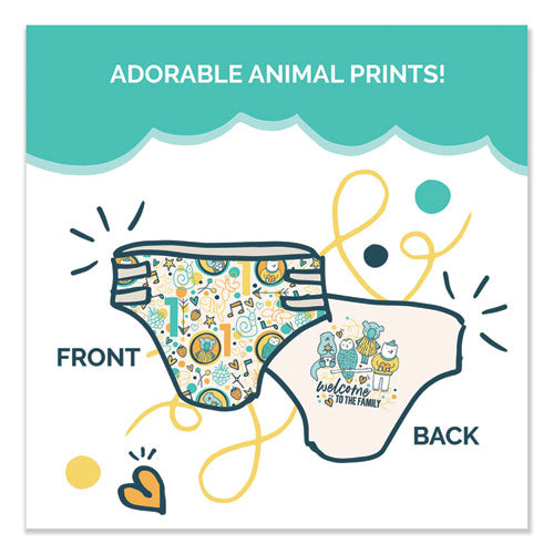 Free And Clear Baby Diapers, Size 3, 16 Lbs To 24 Lbs, 124-carton
