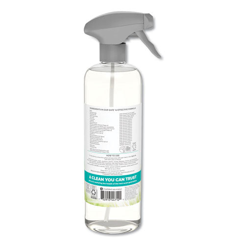 Natural Glass And Surface Cleaner, Sparkling Seaside, 23 Oz,trigger Bottle, 8-ct