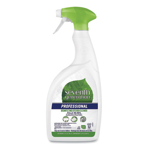 Disinfecting Kitchen Cleaner, Lemongrass Citrus, 1 Gal Bottle, 2-carton