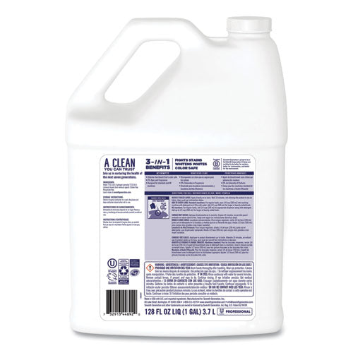 Liquid Laundry Detergent, Free And Clear Scent, 1 Gal Bottle