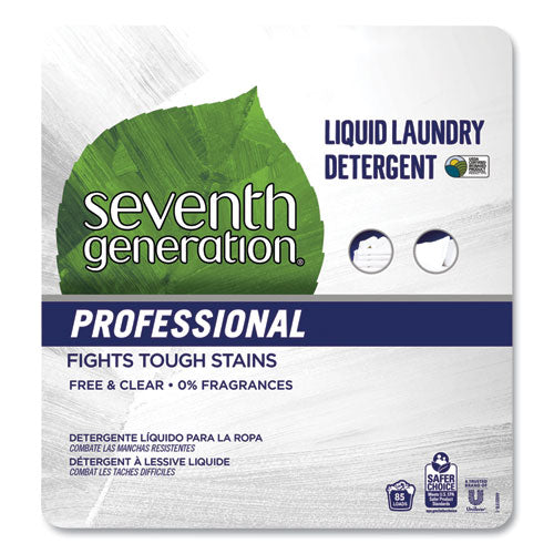 Liquid Laundry Detergent, Free And Clear Scent, 1 Gal Bottle