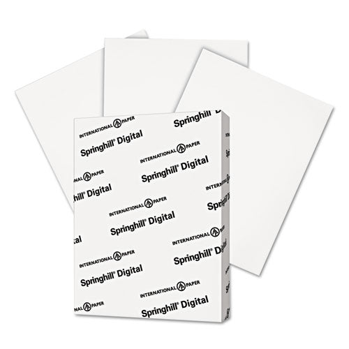 Digital Index White Card Stock, 92 Bright, 110lb, 8.5 X 11, White, 250-pack