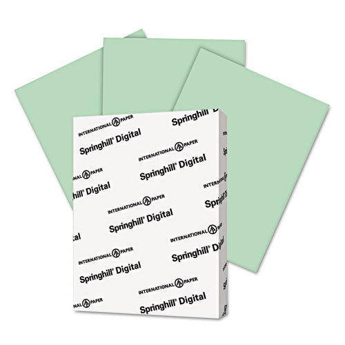 Digital Index Color Card Stock, 90lb, 8.5 X 11, Green, 250-pack