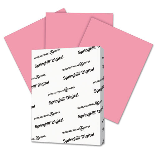 Digital Index Color Card Stock, 90lb, 8.5 X 11, Cherry, 250-pack
