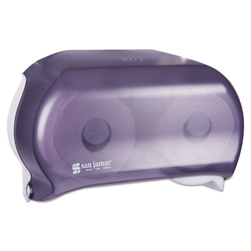 Versatwin Tissue Dispenser, 8 X 5 3-4 X 12 3-4, Transparent Black Pearl