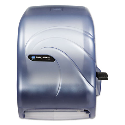 Lever Roll Towel Dispenser, Oceans, Arctic Blue, 16 3-4 X 10 X 12