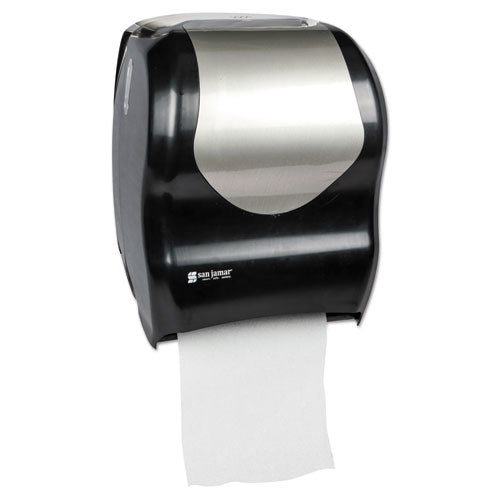 Tear-n-dry Touchless Roll Towel Dispenser, 16 3-4 X 10 X 12 1-2, Black-silver