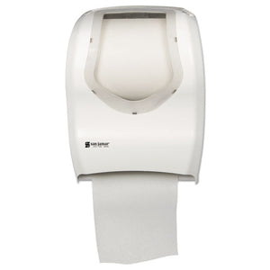 Tear-n-dry Touchless Roll Towel Dispenser, 16 3-4 X 10 X 12 1-2, White-clear