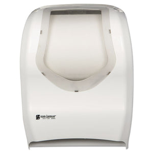 Smart System With Iq Sensor Towel Dispenser, 16 1-2 X 9 3-4 X 12, White-clear