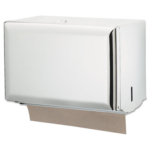 Singlefold Paper Towel Dispenser, White, 10 3-4 X 6 X 7 1-2