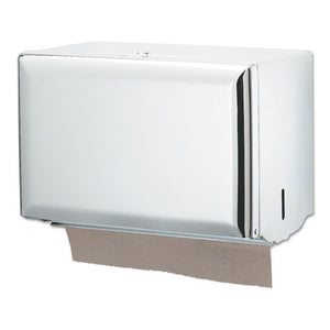 Singlefold Paper Towel Dispenser, White, 10 3-4 X 6 X 7 1-2