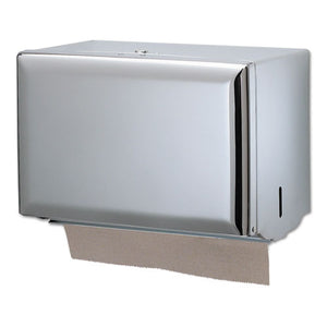 Singlefold Paper Towel Dispenser, Chrome, 10 3-4 X 6 X 7 1-2