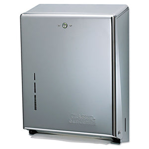 C-fold-multifold Towel Dispenser, Chrome,  11 3-8 X 4 X 14 3-4