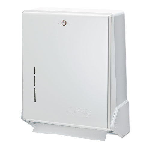 True Fold C-fold-multifold Paper Towel Dispenser, White, 11 5-8 X 5 X 14 1-2