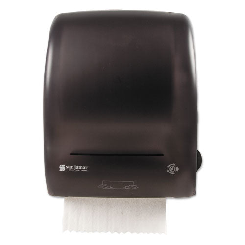 Simplicity Mechanical Roll Dispenser, 12 3-8 X 9 1-2 X 14 5-8, Translucent Black