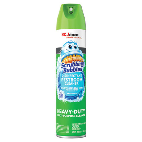 Disinfectant Restroom Cleaner Ii, Rain Shower Scent, 25 Oz Aerosol Can, 12-carton